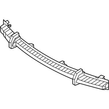62090-7LG0A Nissan ABSORBER-ENERGY,FRONT BUMPER Illustration 1 of 1