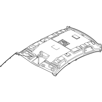 739B0-6LB7B Nissan Roof Trim Module Assembly Illustration 1 of 1