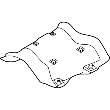 17285-7LG0A Nissan Fuel Tank Protector Illustration 1 of 1