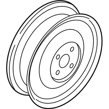 40300-6Z810 Nissan Spare Tire Wheel Assembly Illustration 1 of 1