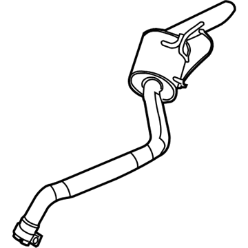 Nissan Pathfinder Tail Pipe - 20050-ZL10A