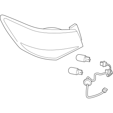 26550-6LB0A Nissan Rear Combination Lamp Assembly Right Hand Illustration 1 of 1