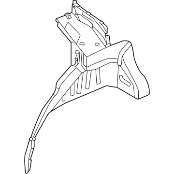G6750-6LBMA Nissan Rear Wheel House Inner Right Hand Illustration 1 of 1