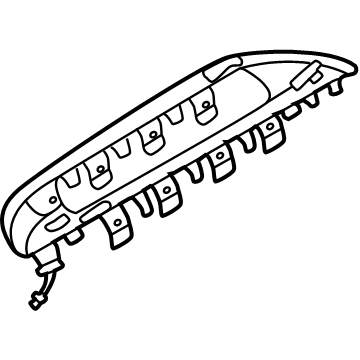 80961-7BA0A Nissan Front Power Window Switch Finisher Left Hand Illustration 1 of 1