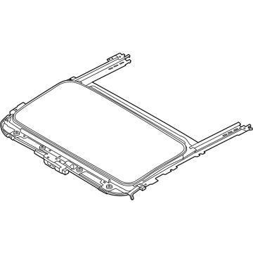 91205-6MW0A Nissan SUNROOF COMPL-SLIDE Illustration 1 of 1