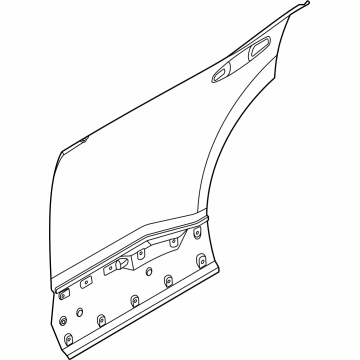 H2152-7LFMA Nissan PANEL-REAR DOOR,OUTER RH Illustration 1 of 1
