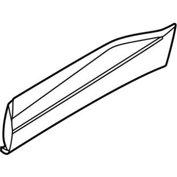 82870-7LD0A Nissan Rear Door Moulding Right Hand Illustration 1 of 1