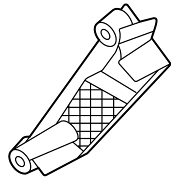 26920-7BA2A Nissan BRACKET-DAYTIME RUNNING LAMP,RH Illustration 1 of 1