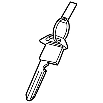 H0564-6LY0A Nissan KEY - BLANK, MASTER Illustration 1 of 1