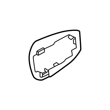 80654-7LF0A Nissan GASKET-OUTSIDE HANDLE,FRONT DOOR Illustration 1 of 1