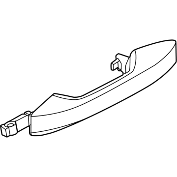 806D1-7LF0A Nissan GRIP-OUTSIDE HANDLE,LH Illustration 1 of 1