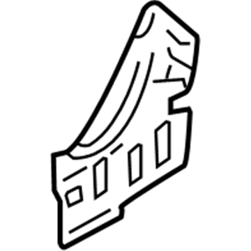 76716-4M430 Nissan Extension-Rear Wheel House Outer,RH Illustration 1 of 1