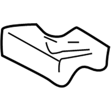 87508-5M003 Nissan Cover-Seat Slide Illustration 1 of 1