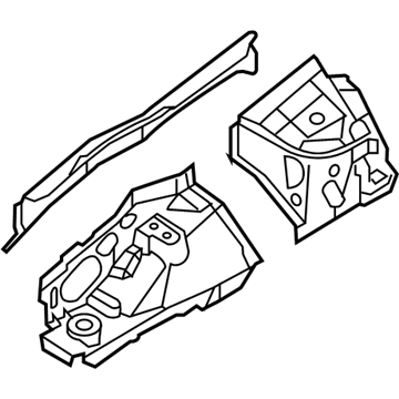64100-5M130 Nissan HOODLEDGE R Illustration 1 of 1
