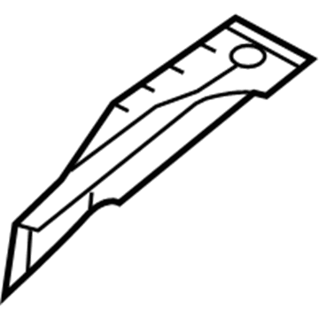 64182-5M031 Nissan Reinforcement-HOODLEDGE Front,RH Illustration 1 of 1