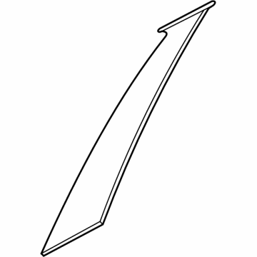 802D2-6LE0A Nissan Cover Front Door Sash,RH Illustration 1 of 1