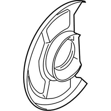 2019 Nissan Sentra Brake Backing Plate - 44020-EM10B