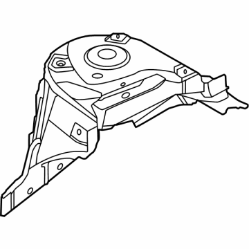 F4140-6SADA Nissan HOODLEDGE-LOWER,REAR RH Illustration 1 of 1