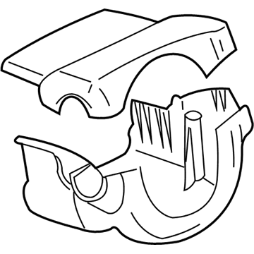 48470-60A00 Nissan Cover Set Steering Column Illustration 1 of 1