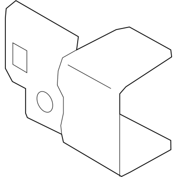 985Q2-7LA0A Nissan BRACKET-AIR BAG SENSOR,FRONT CENTER Illustration 1 of 1