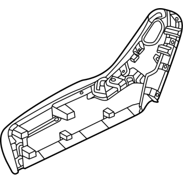 87330-7LF0A Nissan Finisher Seat Illustration 1 of 1