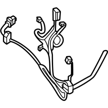 24126-7BA0A Nissan Rear Door Harness Right Hand Illustration 1 of 1