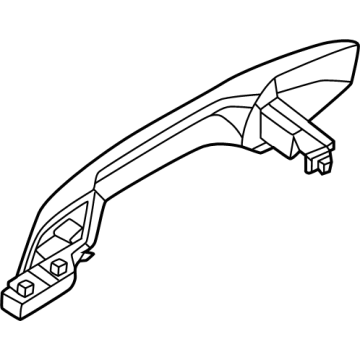806D1-7BB0A Nissan GRIP-OUTSIDE HANDLE,LH Illustration 1 of 1