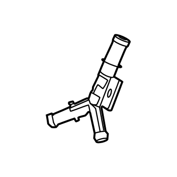 14053-6SX0A Nissan PIPE ASSY-WATER Illustration 1 of 1