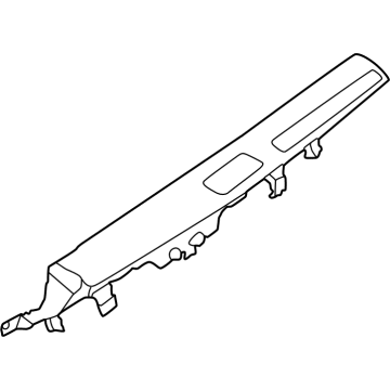 84921-6LE0A Nissan Plate-Luggage,Rear Illustration 1 of 1