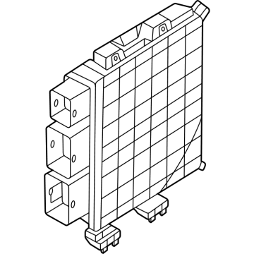 23703-7LG0A Nissan BLANK ENGINE CONTROL MODULE Illustration 1 of 1