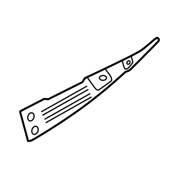 66894-7LF0A Nissan COVER-FRONT FENDER,RH Illustration 1 of 1