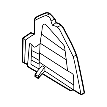 638A2-7LF0A Nissan INSULATOR-FRONT FENDER Illustration 1 of 1