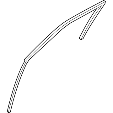 80330-7LF0A Nissan Front Door Glass Run Rubber Right Hand Illustration 1 of 1