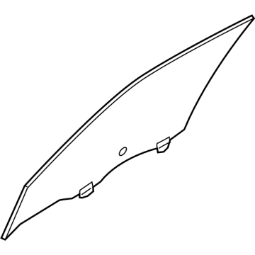 80300-7LF0A Nissan GLASS ASSY-FRONT DOOR WINDOW,RH Illustration 1 of 1