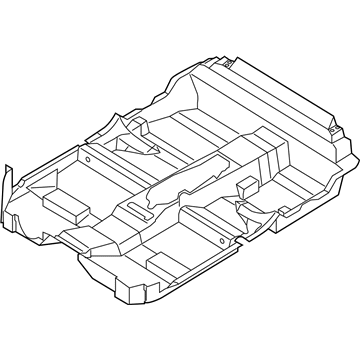 74902-4Z214 Nissan Carpet Assembly-Floor Illustration 1 of 1