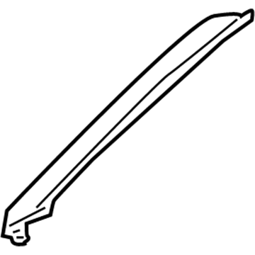 76912-5M020 Nissan Front Pillar Garnish Assembly Left Hand Illustration 1 of 1