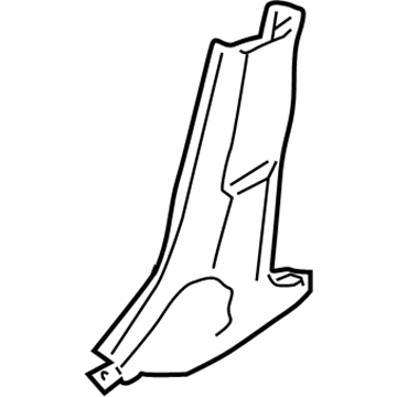 76916-4Z060 Nissan Center Pillar Garnish Lower Left Hand Illustration 1 of 1
