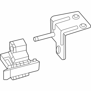 98581-7DA8A Nissan SENSOR-AIR BAG FRONT CENTER Illustration 1 of 1