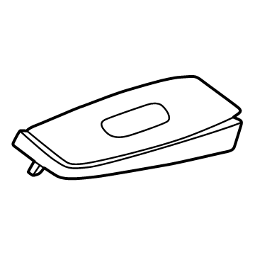 80961-6LB1A Nissan Front Power Window Switch Finisher Left Hand Illustration 1 of 1