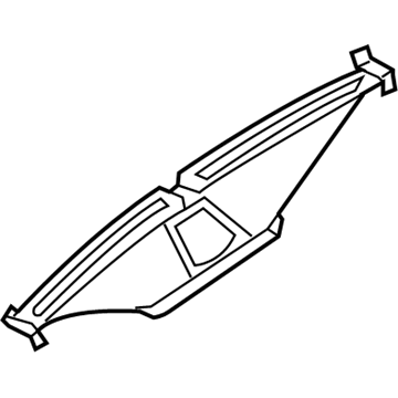 27800-5M000 Nissan Nozzle-Defrostor Illustration 1 of 1