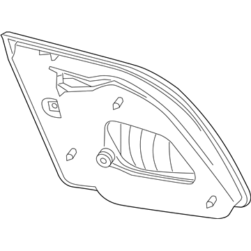 26555-3YU5A Nissan Combination Lamp Assembly-Rear,NO2 LH Illustration 1 of 1