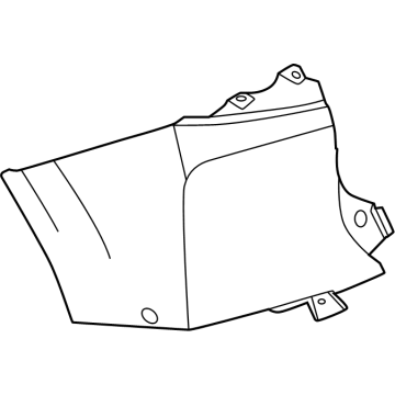 85016-7BA1H Nissan FASCIA-REAR BUMPER,RH Illustration 1 of 1