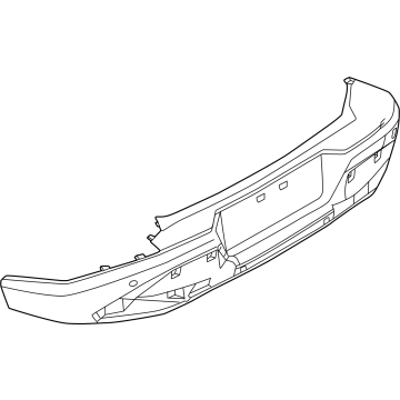 85018-7BA1H Nissan FINISHER-REAR BUMPER,LOWER Illustration 1 of 1