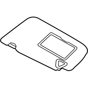 2018 Nissan Sentra Sun Visor - 96401-4AF7E