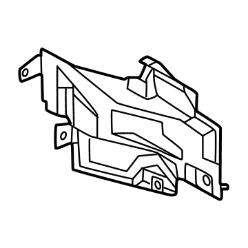 67896-7LG0A Nissan INSULATOR-DASH,LOWER RH Illustration 1 of 1