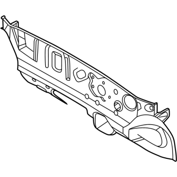 F7300-7LGMA Nissan DASH COMPL-LOWER Illustration 1 of 1
