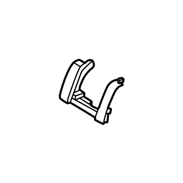 88047-7BE1A Nissan BEZEL-RR SEAT Illustration 1 of 1