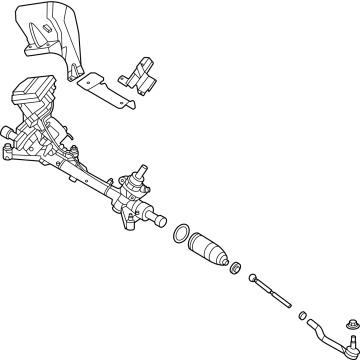 49001-7BA0A Nissan Power Steering Gear & Linkage Assembly Illustration 1 of 1