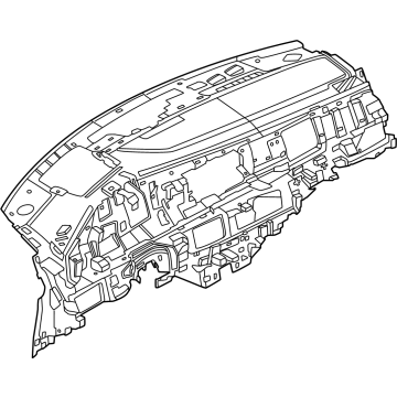 68200-7BA0A Nissan Instrument Panel & Pad Assembly Illustration 1 of 1