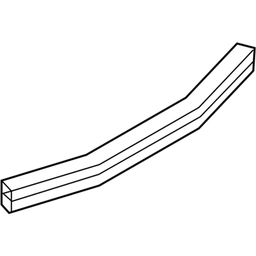 85030-KB50A Nissan Reinf In Rear Bumper Illustration 1 of 1